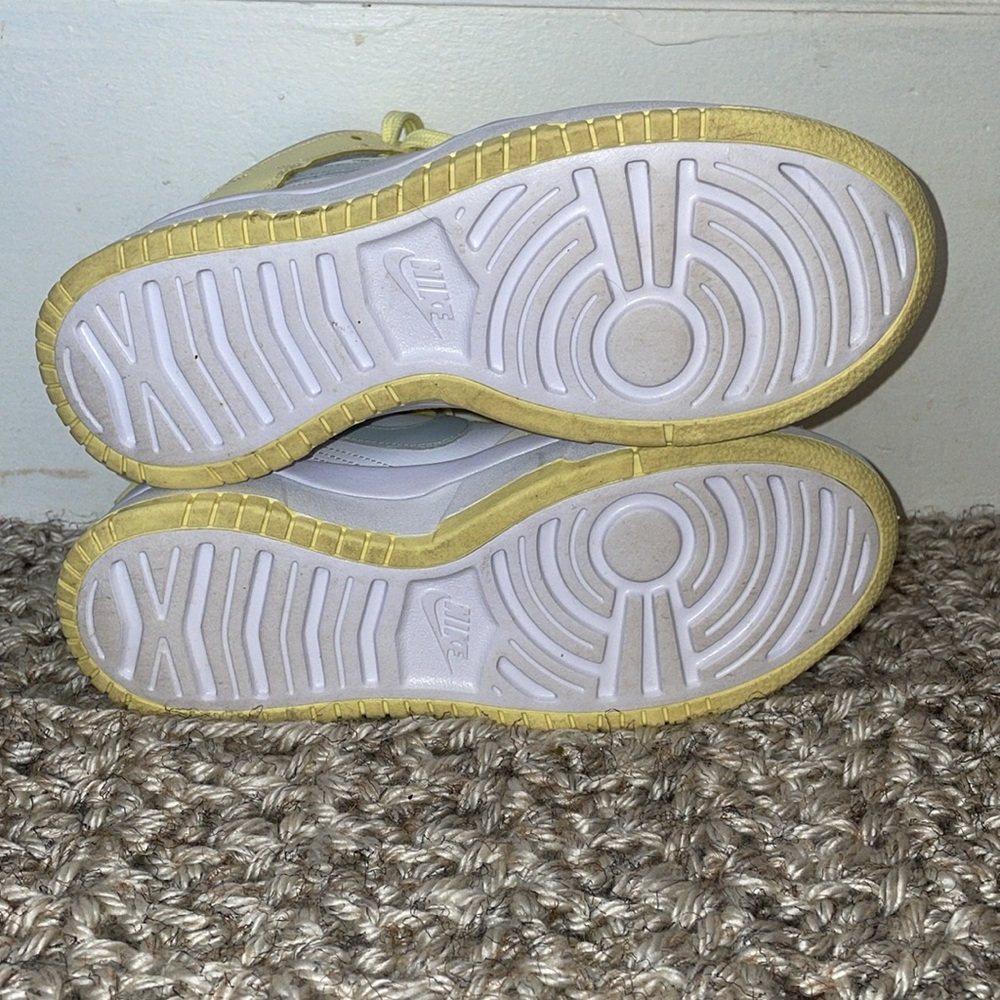 Nike Dunk High up rebel yellow sneakers shoes - Picture 9 of 11